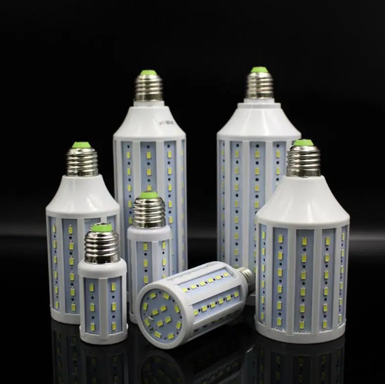 Светодиодная лампа E27 120 (150) SMD 5730 в/5630 в 10 Вт 15 24 28 36 60 80 110 220 Вт|e27 5730|led lamp e27corn bulb |