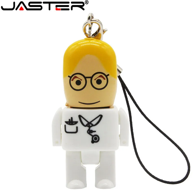JASTER мини брелок врач медсестра карта памяти прекрасная Флешка 4 ГБ 8 16 32 usb флеш