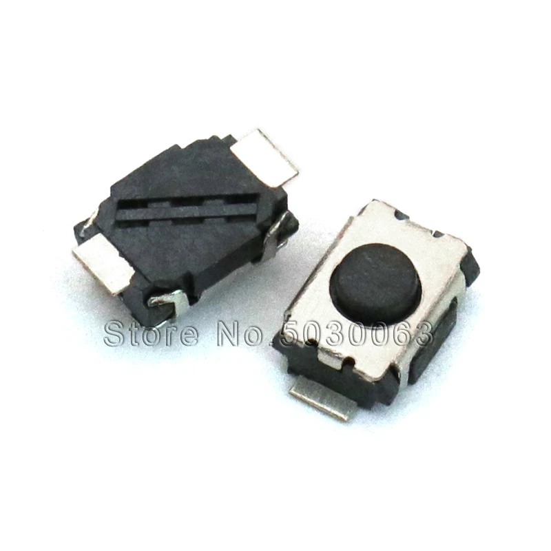 100 шт./лот 3*4*2 мм сенсорный выключатель SMD 2pin micro/key switch 3x4x2 вертикальный |