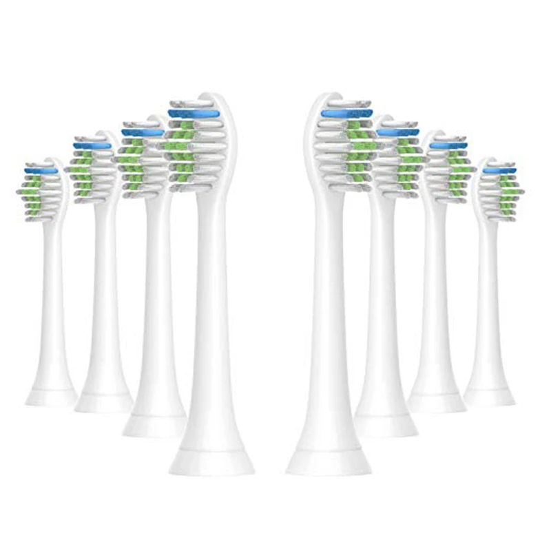 8 шт Soniangia головки для зубных щеток Замена для Philips Sonicare DiamondClean Электрический Sonic Care HX6211/30 зубная щетка ручки
