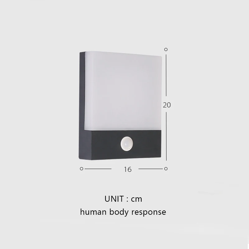 18 Вт светодиодный настенный светильник наружный водонепроницаемый IP65 для