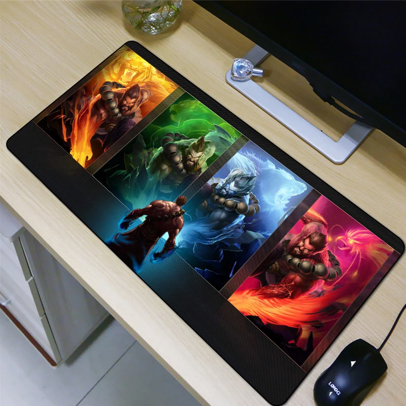 QQQRGB 80X40cm игровой коврик для мыши LOL классические изображения персонажей защищают