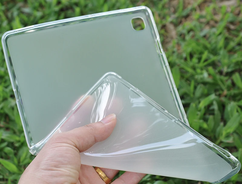 Тонкий мягкий силиконовый чехол из ТПУ резиновая кожаная оболочка для Samsung Galaxy Tab