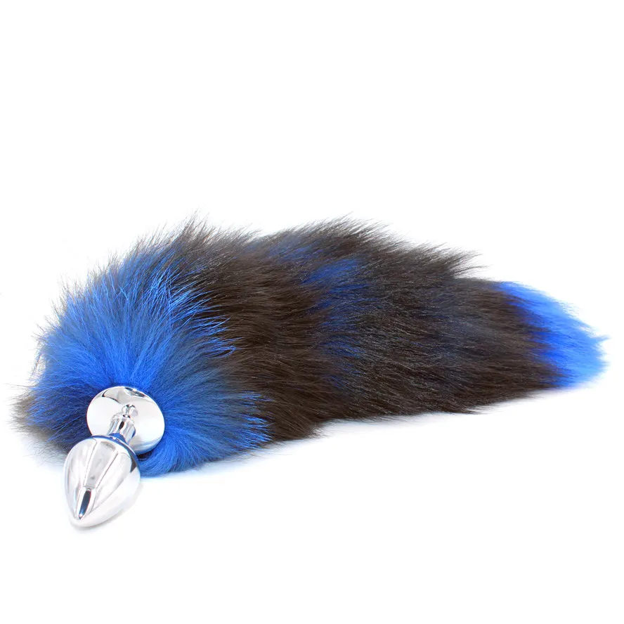 Fox Tails Anal Plug Metal Sex Toys Butt plug Games Role play Cosplay L Drop Shipping | Красота и здоровье
