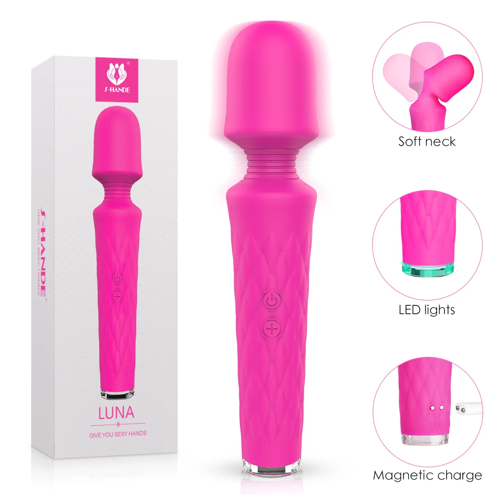 Мощные оральные клиторные вибраторы для женщин USB зарядка AV волшебная палочка