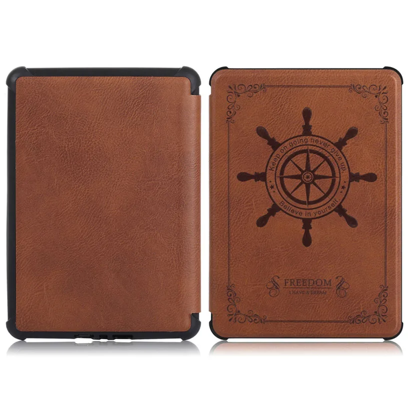 HD Light Brown Чехол для Amazon Kindle Paperwhite выпуск " читалка TPU+ чехол из искусственной кожи чехол для Kindle Paperwhite 4 10-го поколения - Цвет: HD Light Brown