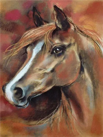 AP4333 Huacan Алмазная вышивка Horse 5D DIY Алмазная картина вышивка крестиком изображение мозаики стразами домашний декор - Цвет: AP4333