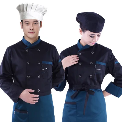 Одежда шеф-повара с длинными рукавами для женщин осенне-зимняя форма кухни