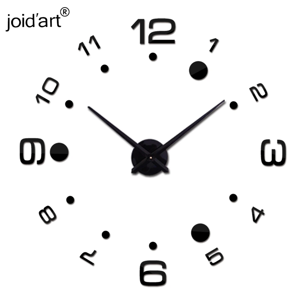 2019 New Vintage Wall Clock Modern Design Large Diy Acrylic Clocks Horloge Murale Quartz Watch 3d Stickers Brief Living Room|watch heart rate