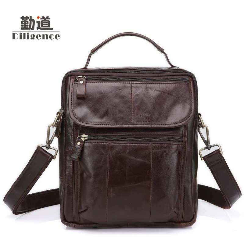 Мужские сумки из натуральной кожи винтажные модные на плечо новый стиль сумка