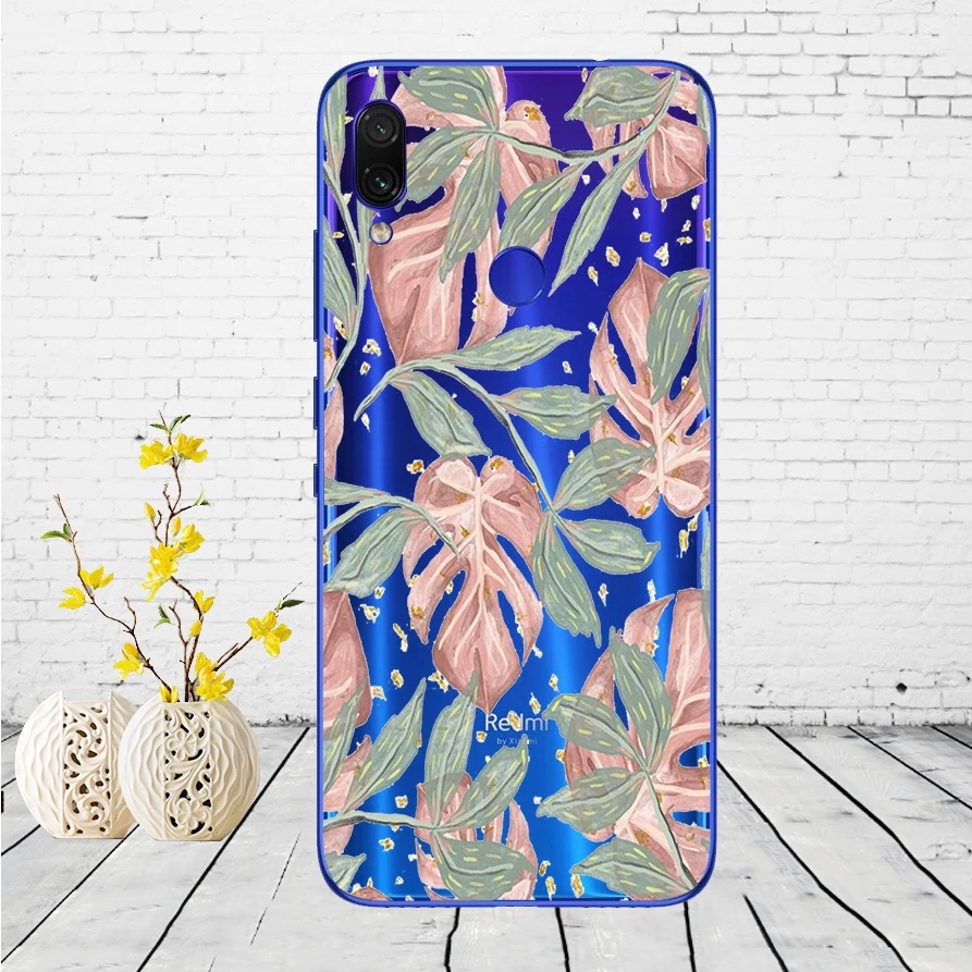 39 02SX чехол для Xiaomi Redmi Note 7, силиконовый чехол для Xiaomi Redmi Note 7, задняя крышка, чехол для Redmi Note 7, чехол для телефона - Цвет: 39