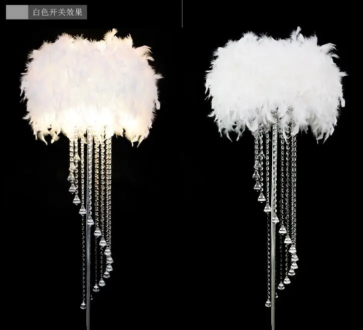 Напольный светильник светодиодный большой белый синий розовый красный