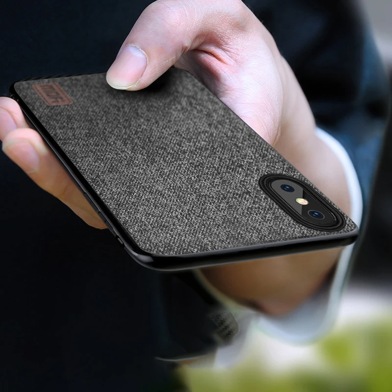 Чехол для iPhone X чехол MOFi твердая задняя крышка из поликарбоната IP мягкий ТПУ с