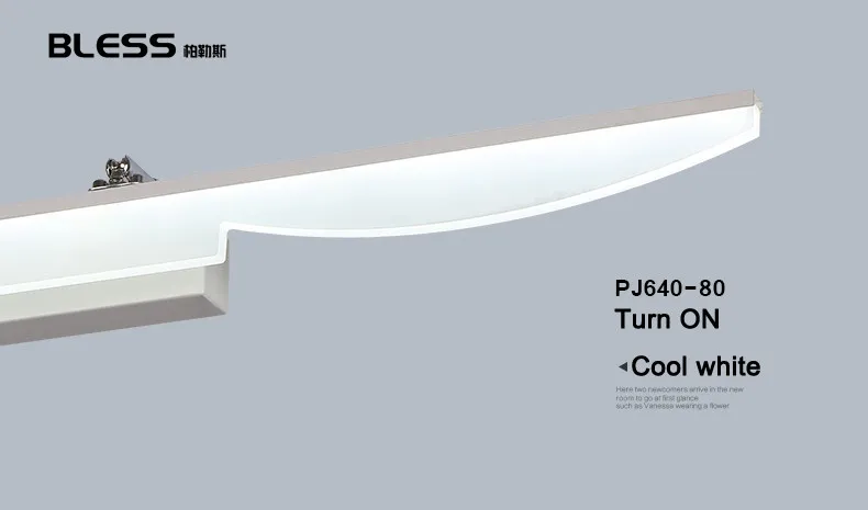 ГОРЯЧИЙ 8 Вт-24 Вт светодиодный зеркальный светильник 0,4 м~ 1,2 м AC90-260V современный косметический акриловый настенный светильник для ванной комнаты водонепроницаемый