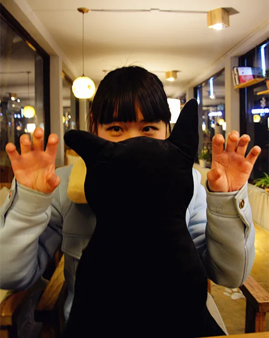 Креативная плюшевая кукла подушка для кошек удобные плюшевые подушки диванные