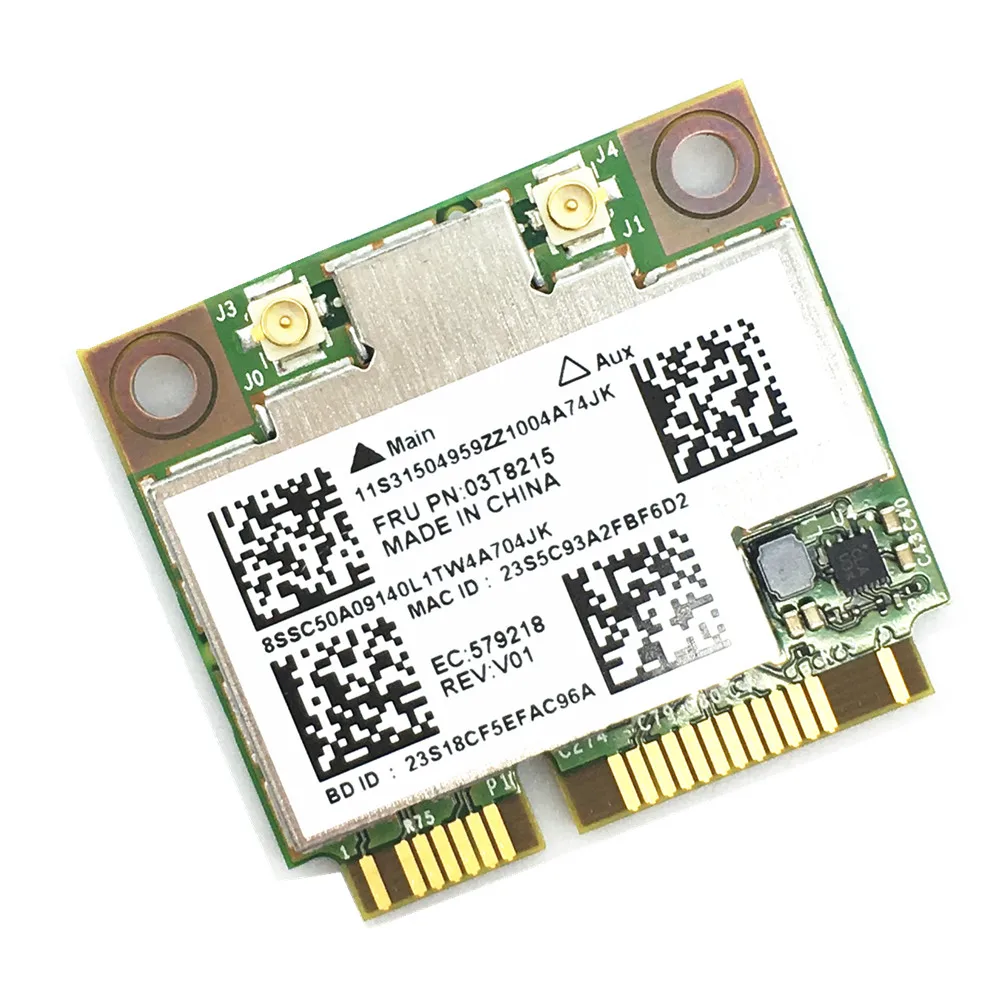 Broadcom 03T8215 BCM94352HMB 802.11ac Двухдиапазонный 2x2 беспроводной AC Wifi + Bluetooth 4 0 867 Мбит/с Mini PCI E