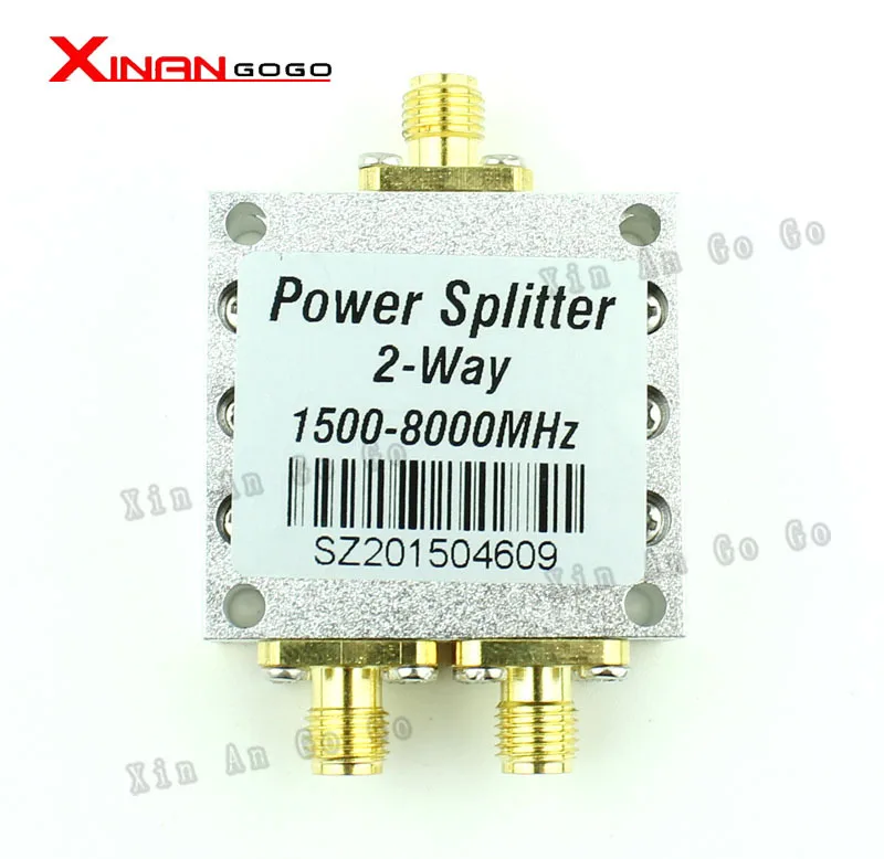 Новый 2 Way SMA Мощность Splitter 1500 мГц ~ 8000 женский 8 г делитель сигнала кабель
