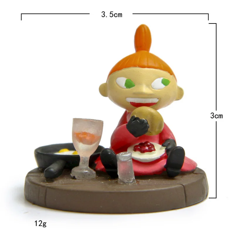 C Бегемот Муми-Тролль Бегемот familyToys Бегемот Moomins Фигурки игрушки мягкие игрушки Muumi Little My резиновая фигурка героя плюшевая игрушка - Цвет: C