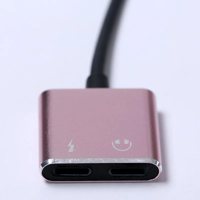 Адаптер для наушников Eighfitech 2 в 1 iPhone 8 7 7Plus X Аудио конвертер Lightning Call зарядка песня