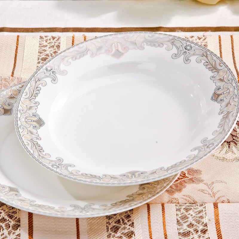 [Цвет] керамические блюда Ningxiang Yi Jingdezhen в г. Пномпень Европейский фарфоровый набор