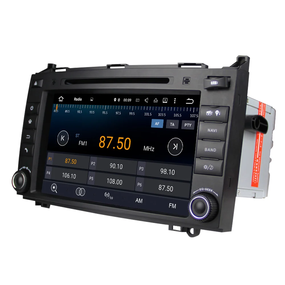 Eunavi 2 Din Octa 8 ядра Android 0 автомобиль DVD gps для Mercedes/Benz C Class W203 2004 2007 C200 C230 C240 C320 C350 CLK W209