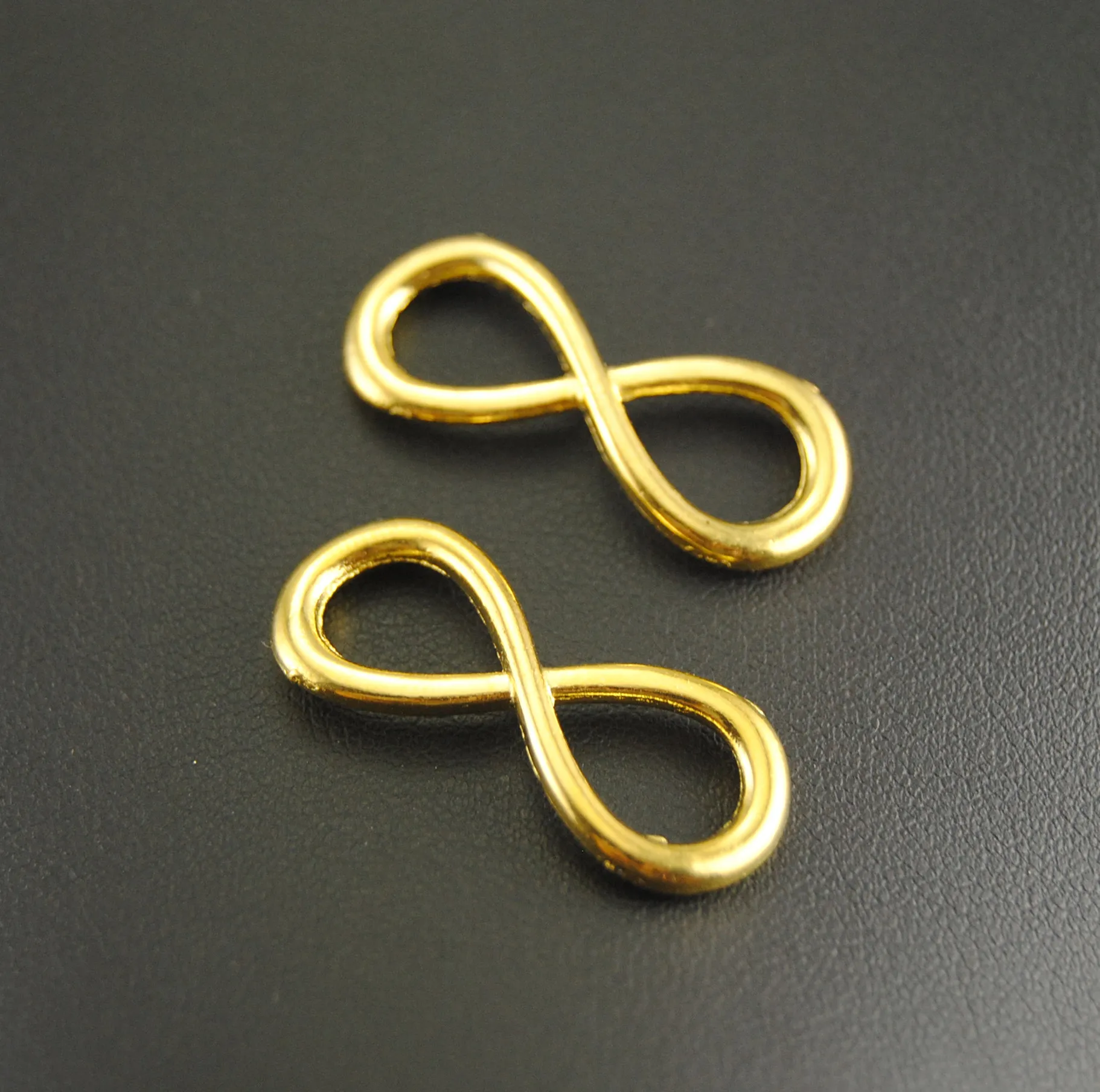 8 шт. 4 цвета металлический соединитель в виде символа бесконечности ювелирное