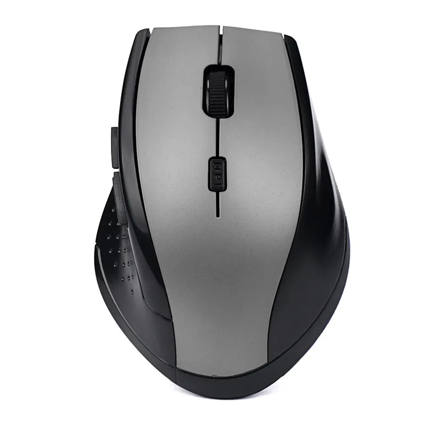 Серый Производства Mosunx mecall Tech 2,4 GHz 6D USB Беспроводная оптическая игровая мышь 2000 dpi Мыши для ноутбуков настольных ПК - Цвет: Серый