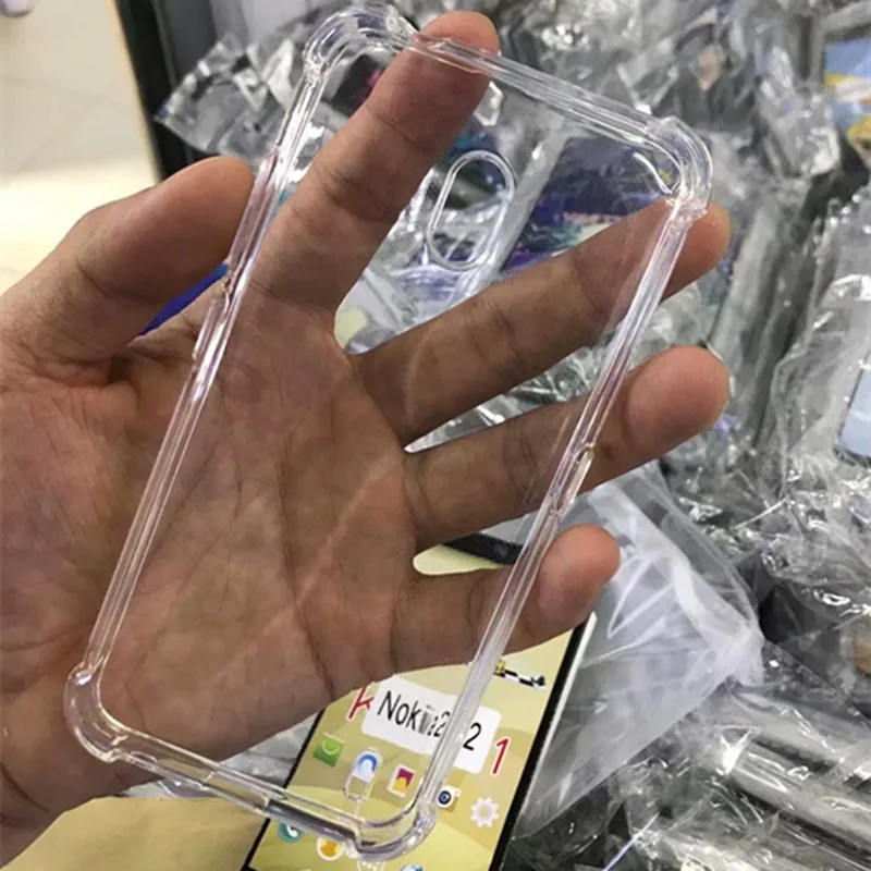 100 шт./лот противоударный Прозрачный чехол для телефона Nokia 2 прозрачный мягкий из