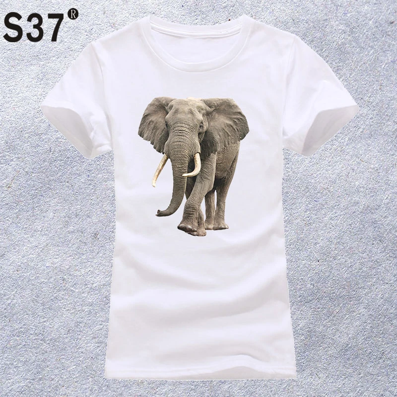 S37 Милая футболка женщина животных короткий рукав Футболки для девочек Забавные