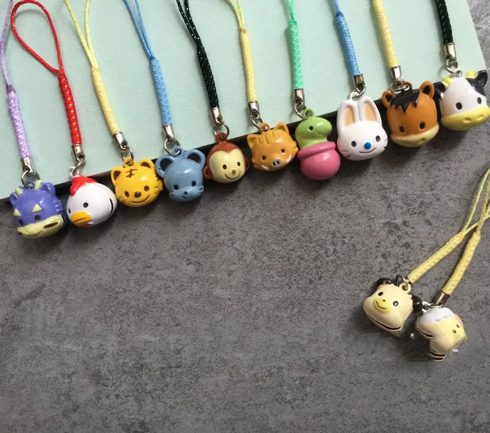 Оптовая продажа 100 шт kawaii Мини колокольчик Шарм ополаскиватель для рта