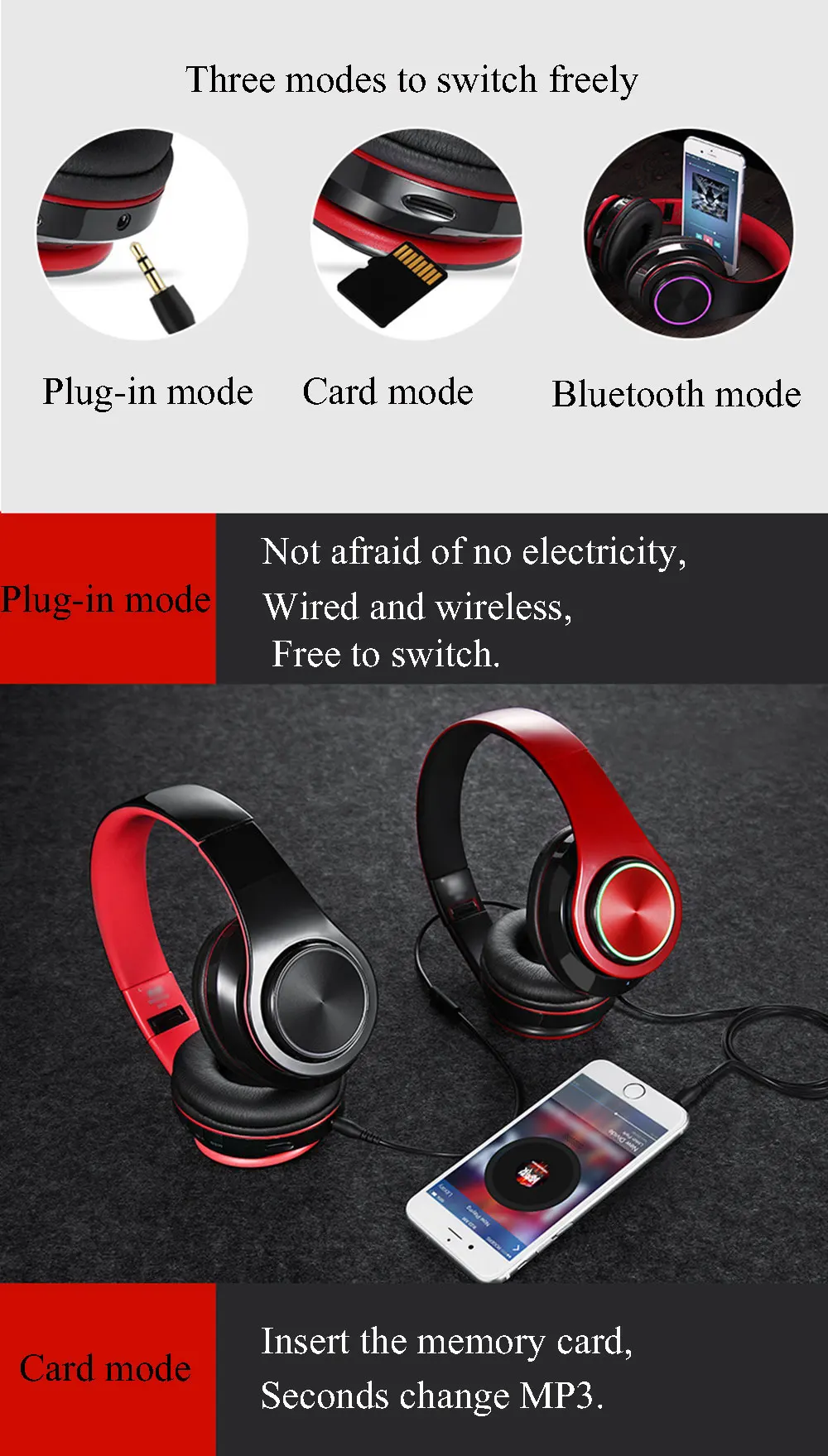 Складной шлем беспроводной Bluetooth 4,1 Беспроводной Bluetooth гарнитура для телефона con micro fono для всех смартфонов гарнитура
