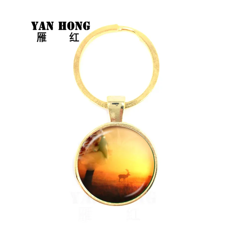 2019 ювелирные изделия Yanhong модные Кристальные стеклянные ключи и узоры лося