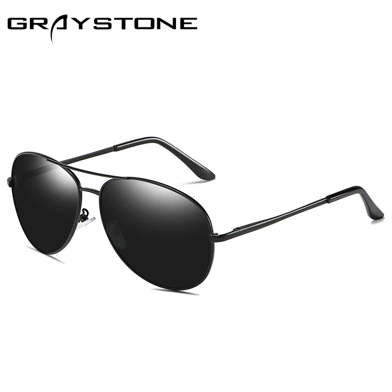 Flash Mirror Polarized Sunglasses for Men Women Brand Designer Pilot Night Vision Frog Driving Goggles Eyewear | Аксессуары для