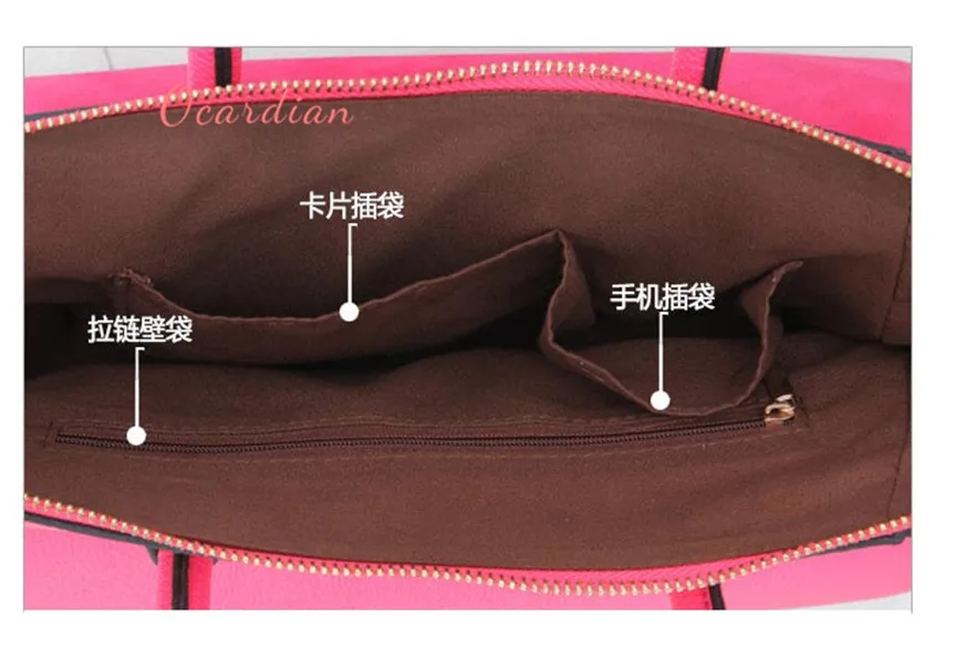 OCARDIAN bolsas mujer 1 шт. Женская матовая сумка из искусственной кожи сумки на плечо тоут
