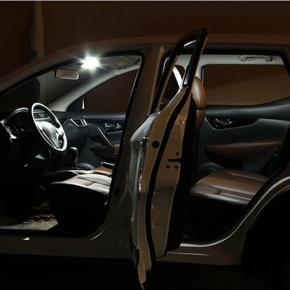 Белые светодиодные лампы для чтения высокой яркости 4 шт. купольная лампа Mitsubishi ASX