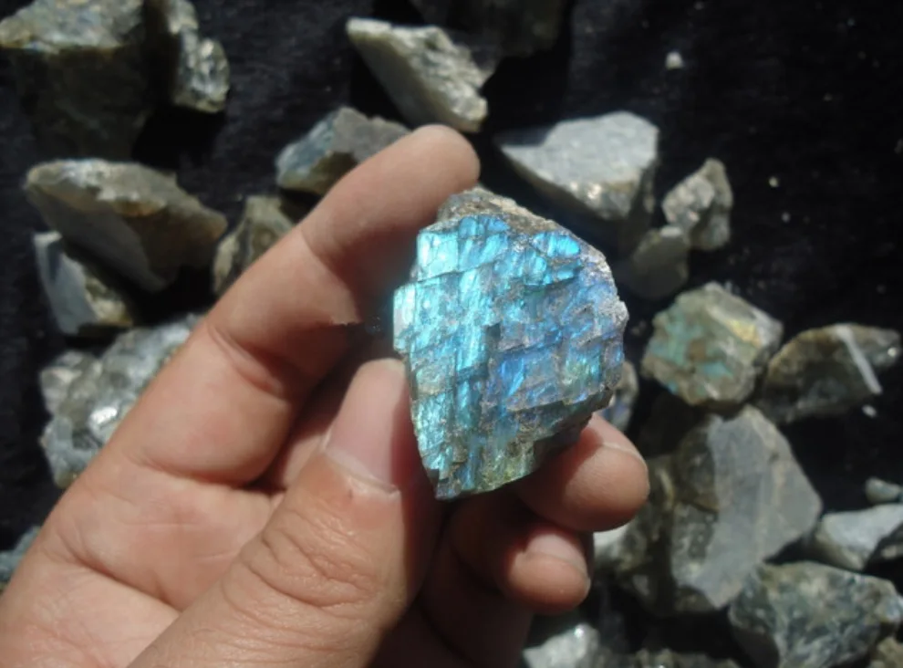 AA ++ Натуральный Необработанный Кристалл руды оригинальный камень лабрадорит