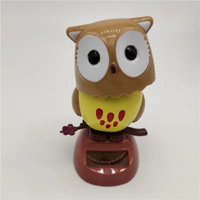 Новинка Солнечная игрушка ed танцующий откидной клапан качающийся головой игрушки для детей солнечная игрушка энергия фигурка игрушки - Цвет: Owl