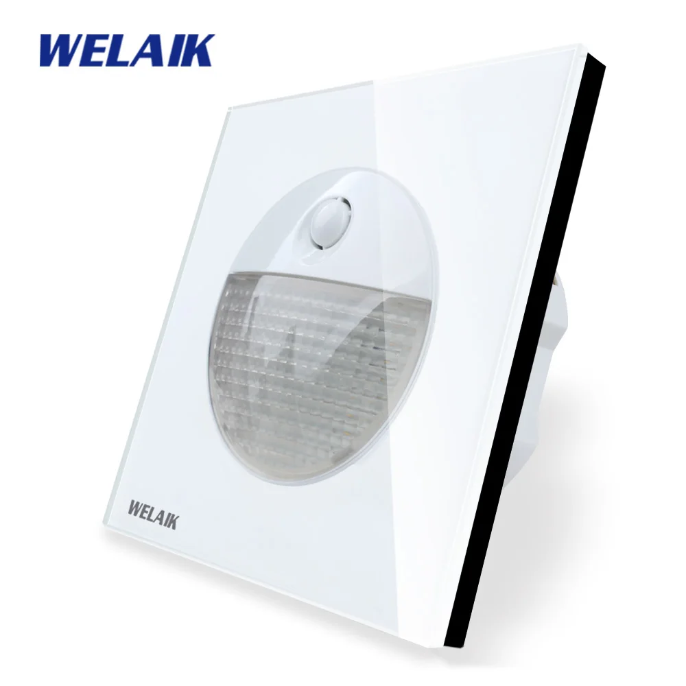 WELAIK стеклянный светильник для ног UK-standard AC110~ 250V B18DJDW