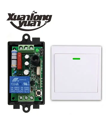Xuanlongyuan AC220V 1ch Беспроводной Дистанционное управление коммутатора приемник + стены
