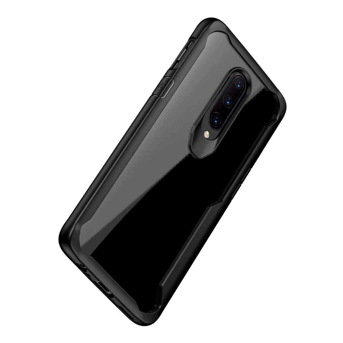 Для Oneplus 7 Pro чехол Роскошный мягкий TPU + PC противоударный Прозрачный для задней