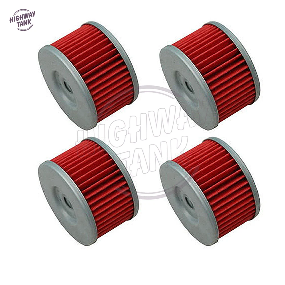 

4 Pcs Motorcycle Engine Oil Filters case for SUZUKI DR500 DR600 DR650S DR650SE DR750 DR800 SP500 SP600