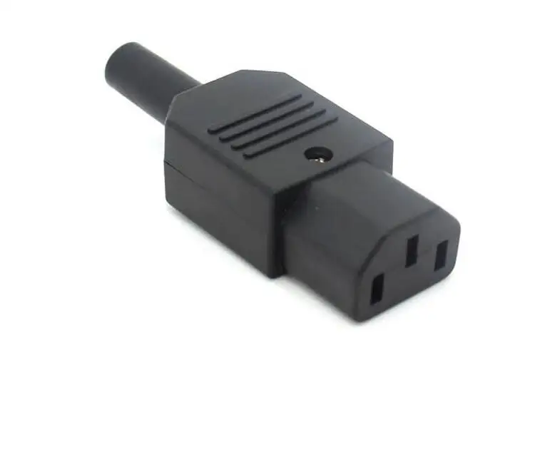 Новинка оптовая цена черный разъем питания IEC 320 C13 с розеткой 3 контактный 10 А/250