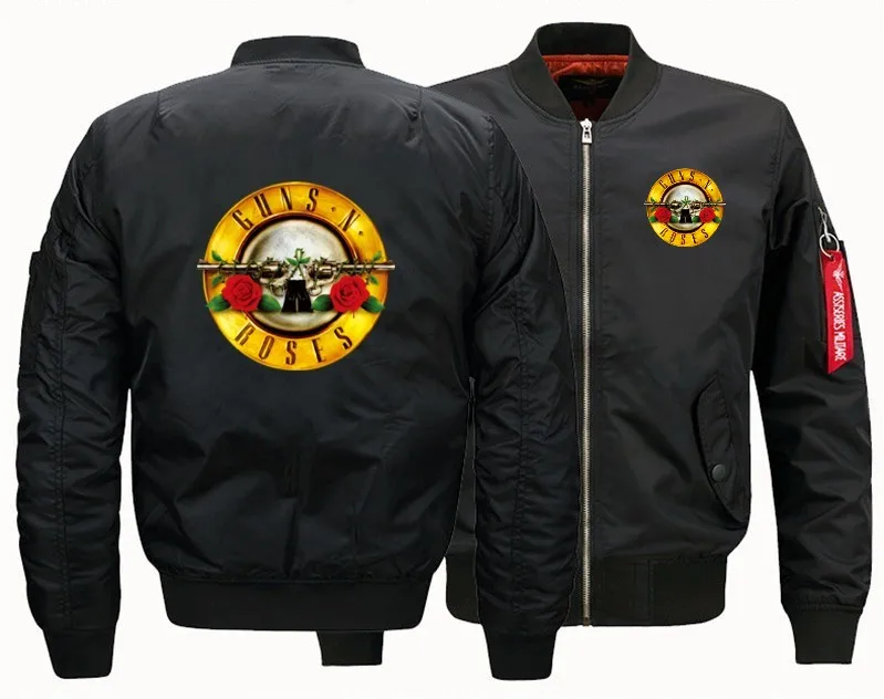 2019 осенне-зимняя куртка мужская GUNS N Roses Air Force One Flight Suit | Мужская одежда
