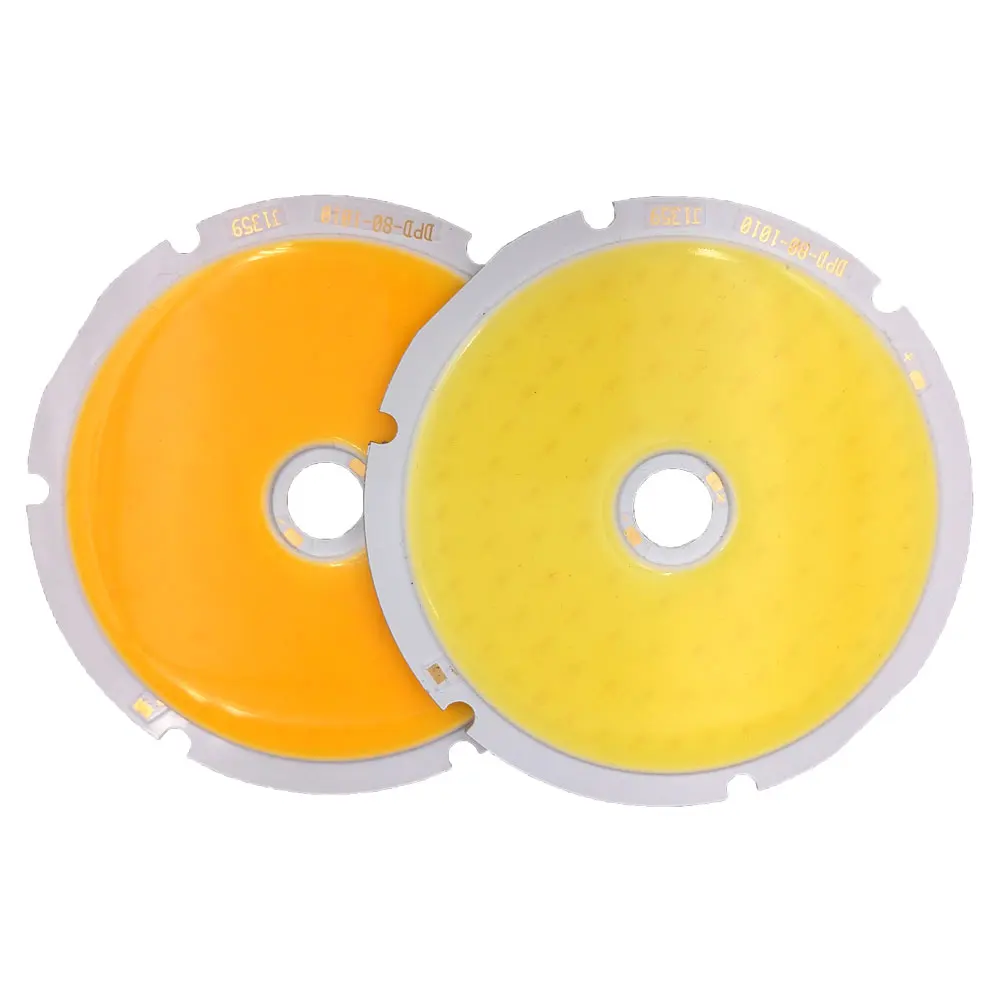 

[Sumbulbs] 80mm Diameter 50W Round Chip On Board LED COB Light Source DC30-33V Bulb DIY Indoor Outdoor LED Lamp Warm Cold White