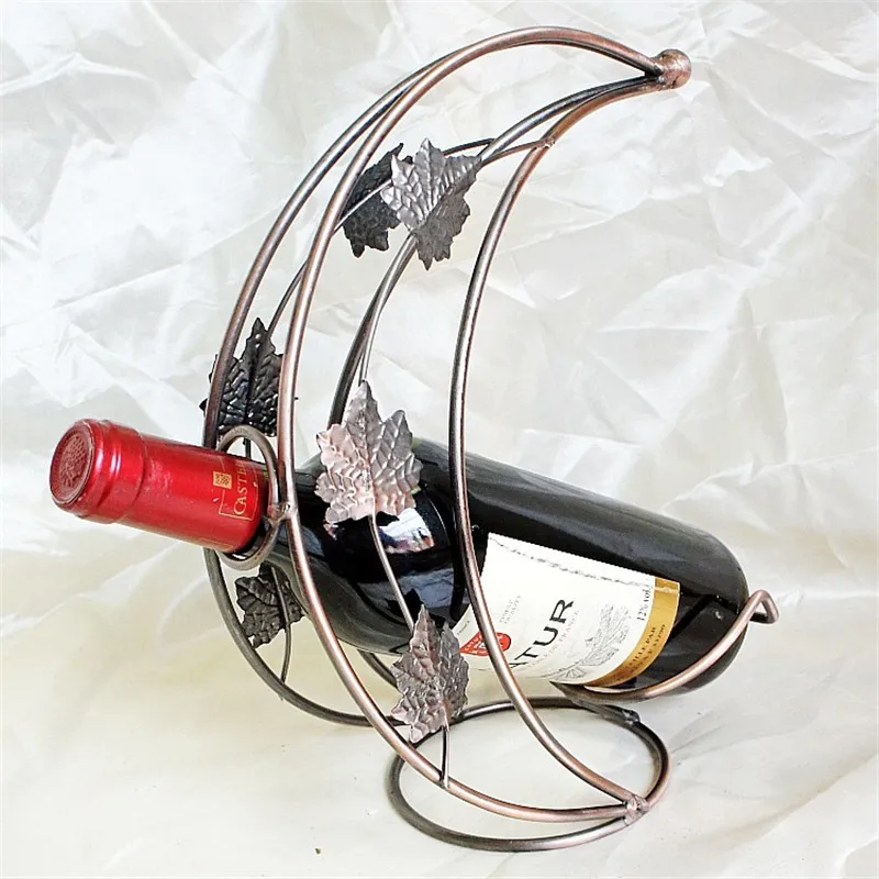 Металлическая стойка для вина модель Луны держатель товары дома кухни мебель