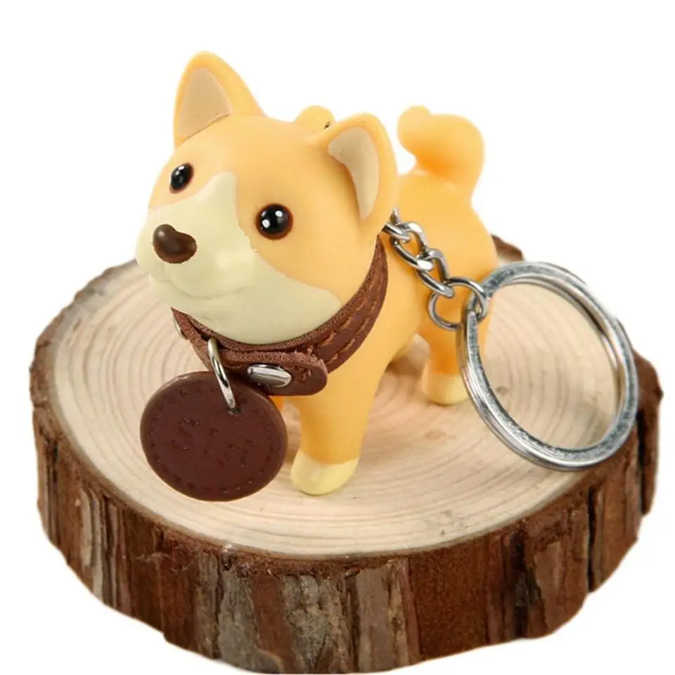 Yellow Dog Tronzo зазор, плюшевые игрушки для брелка, хомяк, собака, кролик, мягкая чучела, животное, кукла, брелок, игрушки, металлические мышцы, мужские брелки - Цвет: Yellow Dog