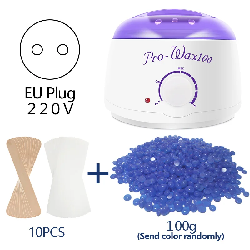 1-EU Plug Профессиональный воск Нагреватель Мини Спа Ручной Эпилятор ног парафин воск перезаряжаемая Машина Для Депиляции Тела инструмент для удаления волос - Цвет: 1-EU Plug