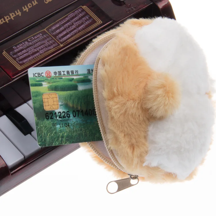 Hallowmas corgi ass Shiba inu Zero wallet Card package The key packet props Cosplay | Тематическая одежда и униформа