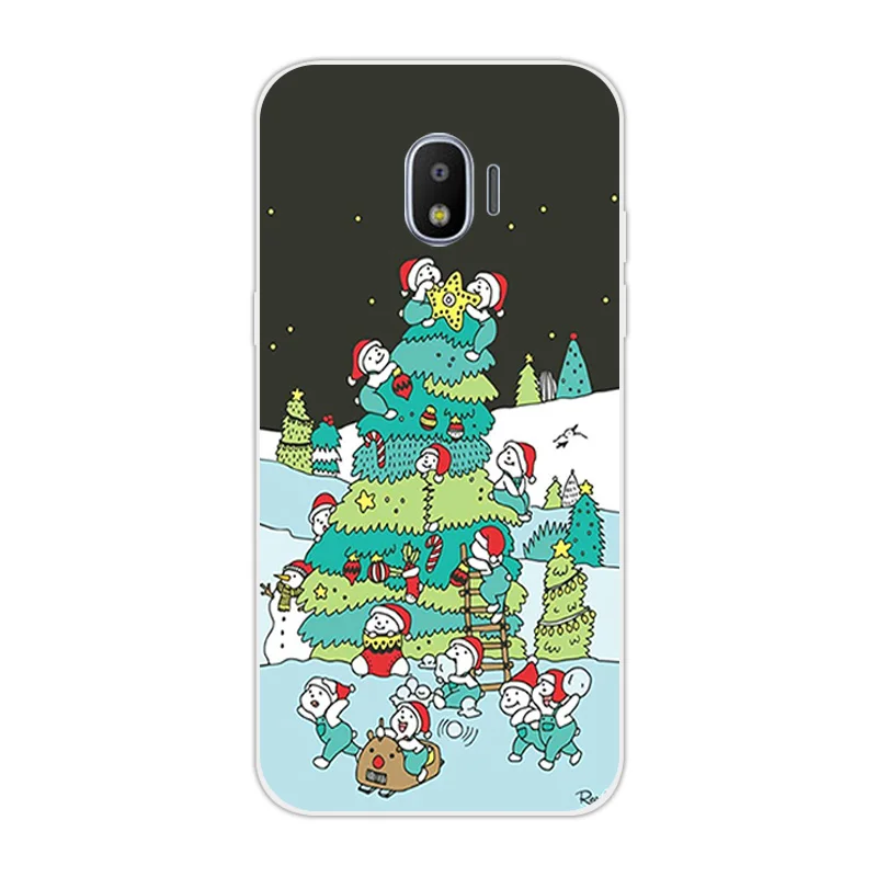 Мягкий силиконовый чехол из ТПУ для Samsung Galaxy J2 Pro 2018/SM-J250F 5 0 дюйма 2018 с Рождеством |