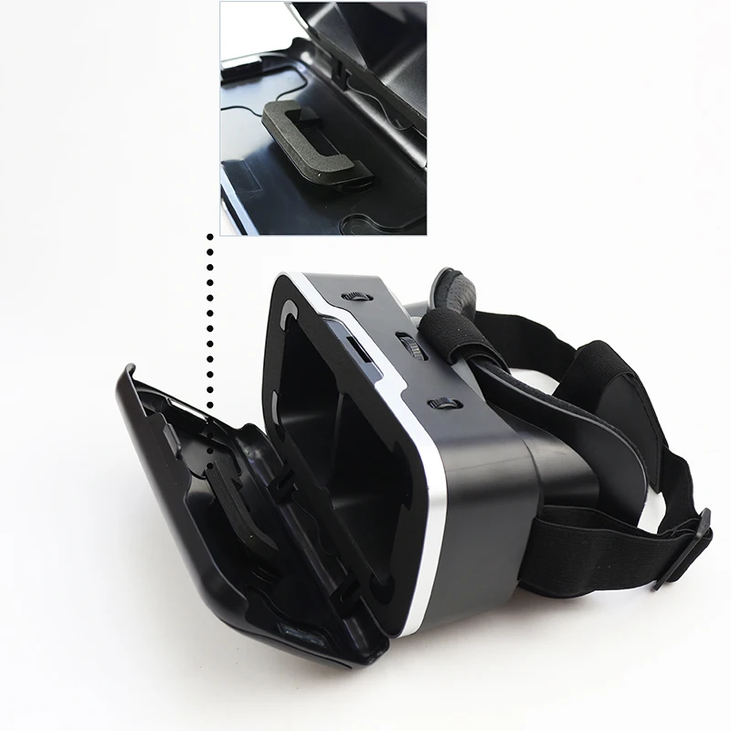 Shinecon 6,0 VR Виртуальная реальность 3D очки гарнитура шлем для 4 6 дюймов смартфон VR Google картон с геймпадом джойстик